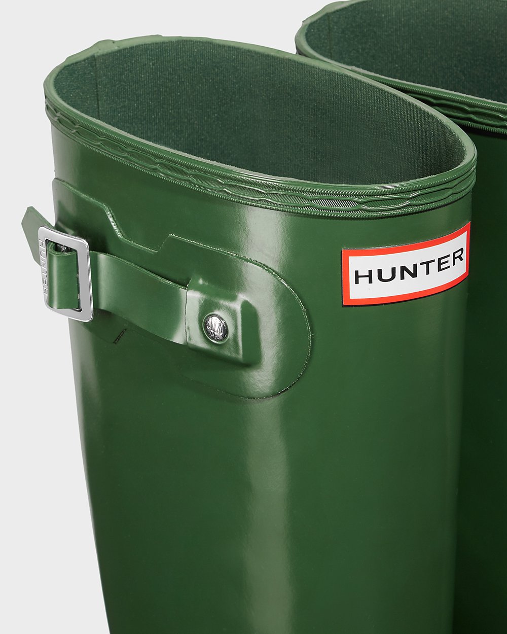 Botas De Altas Original Gloss Hunter Mujer - Verdes - 802153LCV